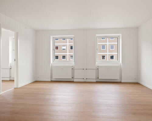 Lækker og ny istandsat 4 værelses lejlighed med adgang til fælles tagterrasse