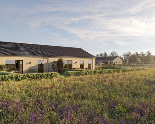 Ny opført bolig med varmepumpe