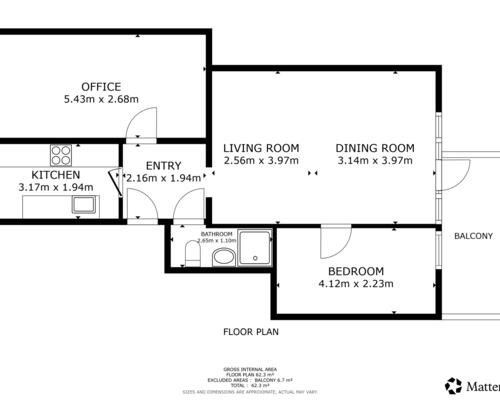 2 værelses lejlighed i Vanløse