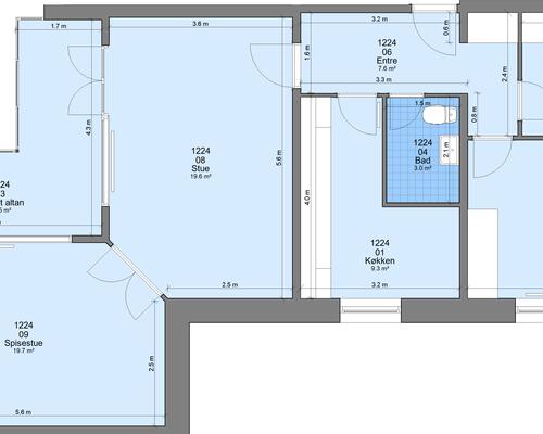 4 værelses lejlighed i Randers NØ