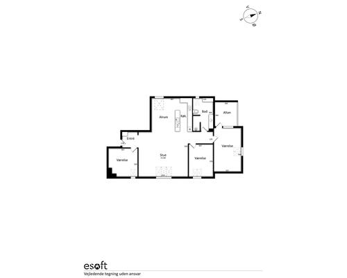 4 værelses lejlighed i Aalborg