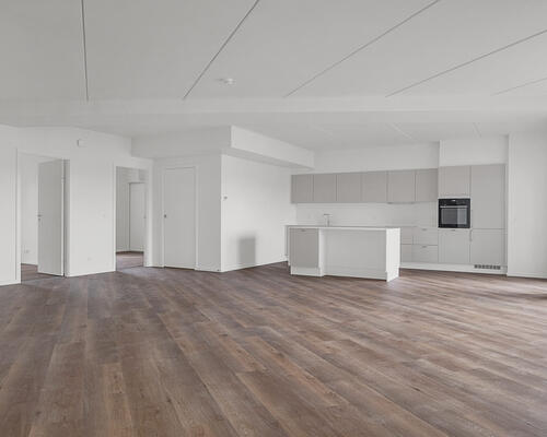 Lys og moderne 5-værelses lejlighed med fjordudsigt i Nørresundby