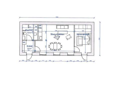 Lejlighed i baghus tæt på Nordkraft
