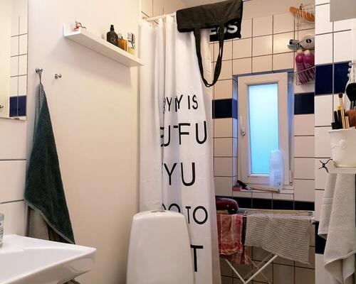 Flot delevenlig 2-værelses lejlighed