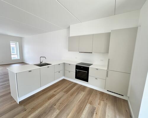 Moderne 4-værelses lejlighed med altan i Nørresundby