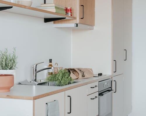 Lyst studio med plads til det hele