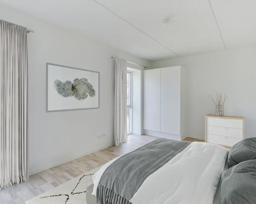 Egedal Stationsby - Praktisk 3 værelses med to gode altaner