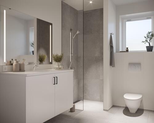 Nyere rækkehus m carport