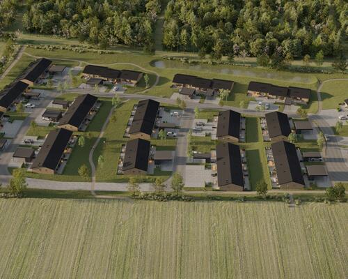 Nyere rækkehus m carport