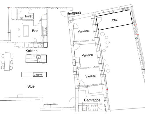 Unik lejlighed med privat altan, i hjertet af København