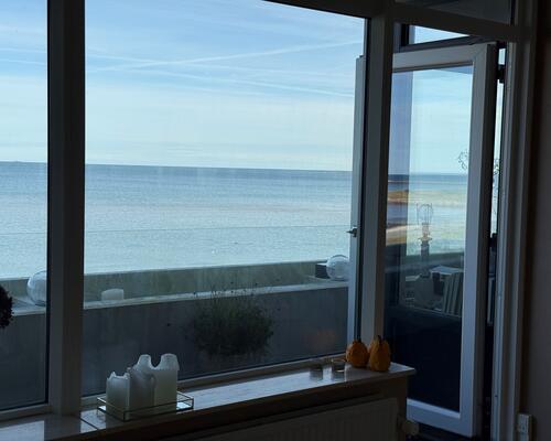 Storslået udsigt til Hirsholmen.