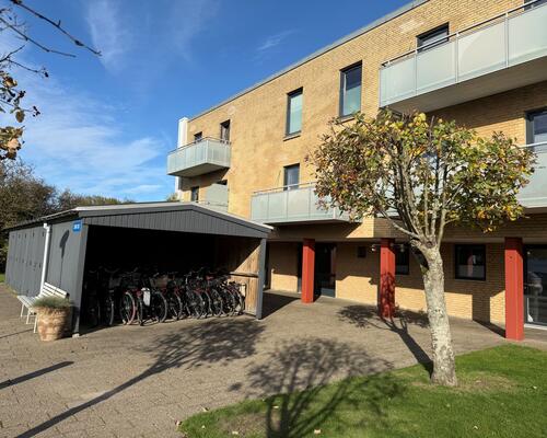 Storslået udsigt til Hirsholmen.