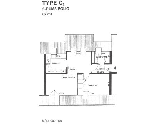2 værelses lejlighed i Odense C