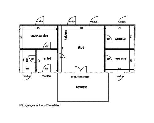 Dejlig Nyopført Lejlighed Midt I Frederikshavn (83 M2 / 4 Vær.)