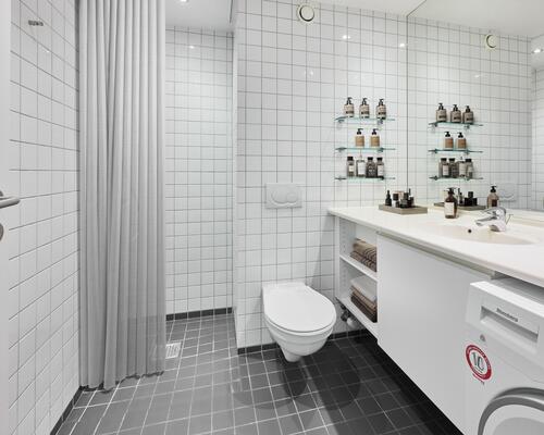 Delevenlig 3-værelses med stor altan og tæt på Aarhus C