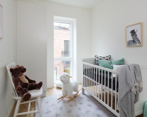 5-værelses rækkehus med egen tagterrasse