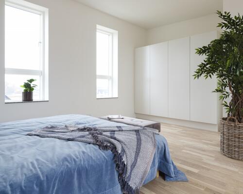 5-værelses rækkehus med egen tagterrasse