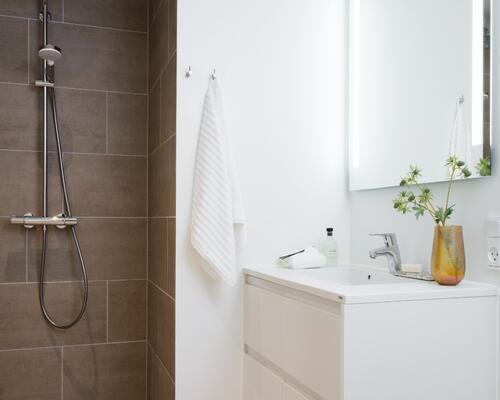 5-værelses rækkehus med egen tagterrasse