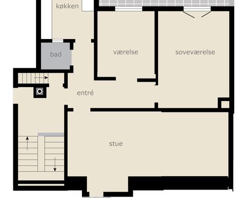 3 værelses lejlighed i Aalborg