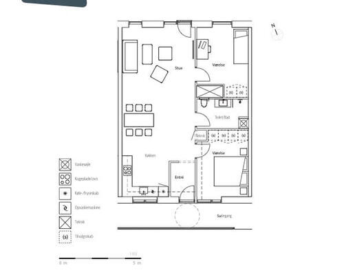 3 værelses lejlighed i Nykøbing Falster