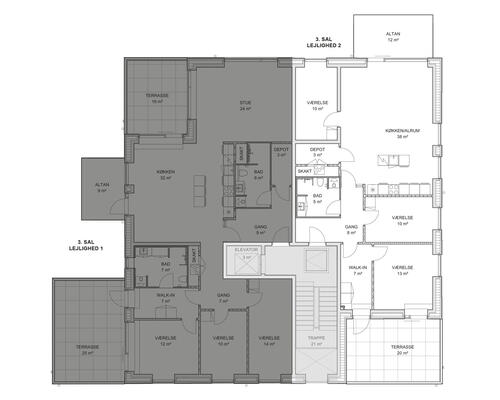 1 værelses lejlighed i Viborg