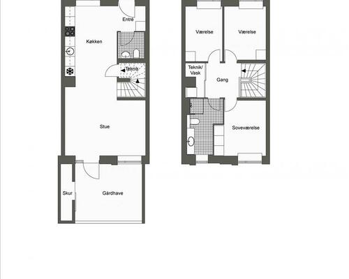 4 værelses hus i København SV