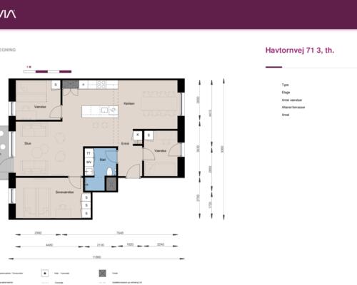 4 værelses lejlighed i Hedehusene