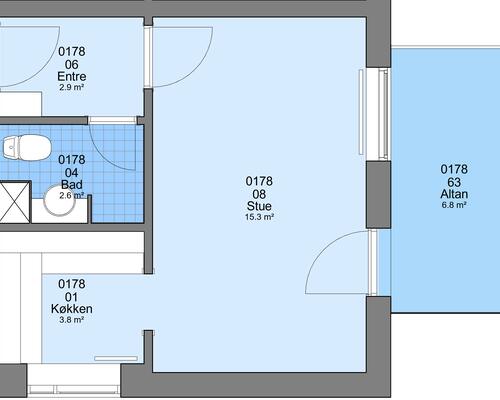 1 værelses lejlighed i Thisted