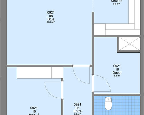 3 værelses lejlighed i Ølgod