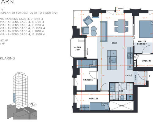 🏡 Apartment for Rent — Bright 4-Room Home with Balcony & Stunning Views