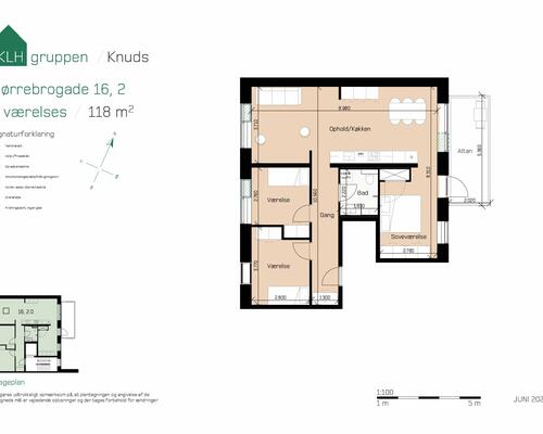 4 værelses lejlighed i Århus C