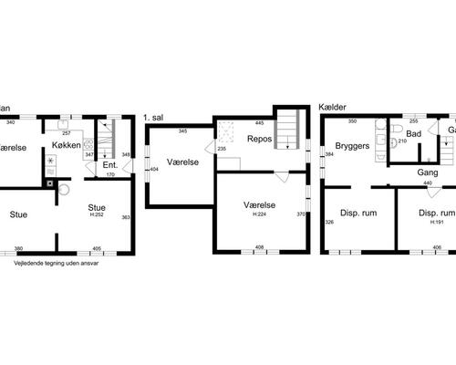 5 værelses hus i Gedved