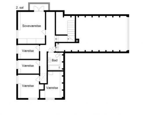 14 værelses lejlighed i Varde