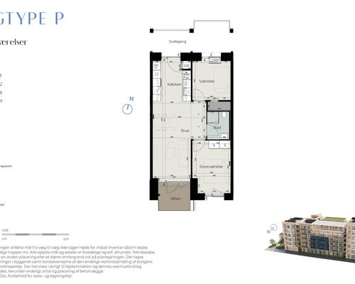3 værelses lejlighed i Køge