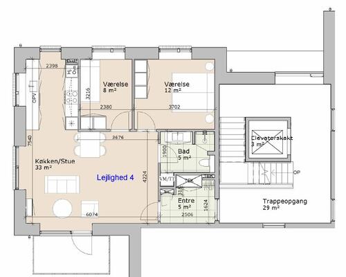 🏡 3-værelses lejlighed på 89 m² i Nørrehaven, Vejle