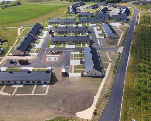 Rækkehuse fra 2025 i Lunderskov tæt ved Dollerup Sø