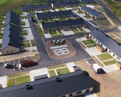 Rækkehuse fra 2025 i Lunderskov tæt ved Dollerup Sø