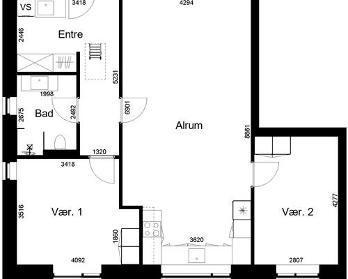 Rækkehuse fra 2025 i Lunderskov tæt ved Dollerup Sø