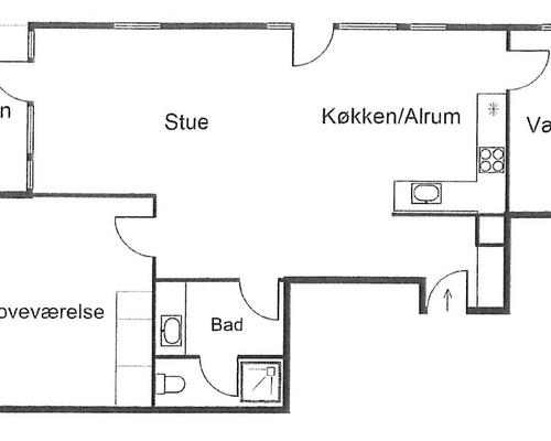 3 værelses lejlighed i København NV