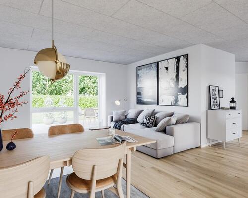 🏡 Lys og rummelig 4-værelses rækkehus i Grejs