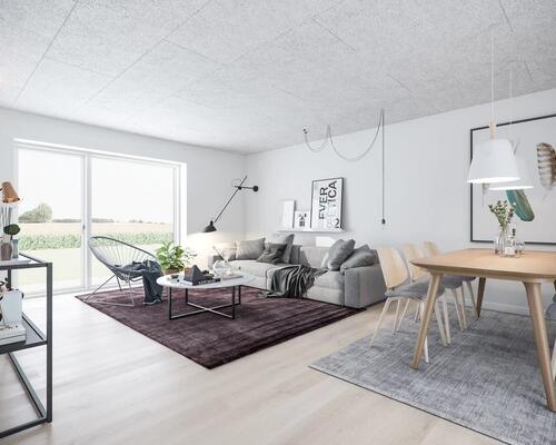 🏡 Lys og rummelig 3-værelses rækkehus i Grejs