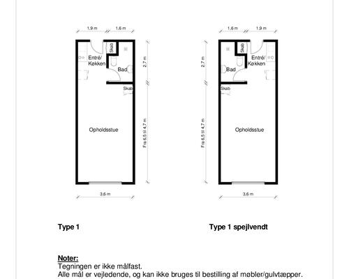 1 værelses lejlighed i Aalborg