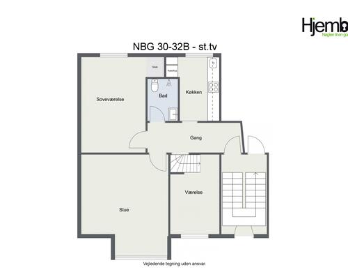 3 værelses lejlighed i Fredericia