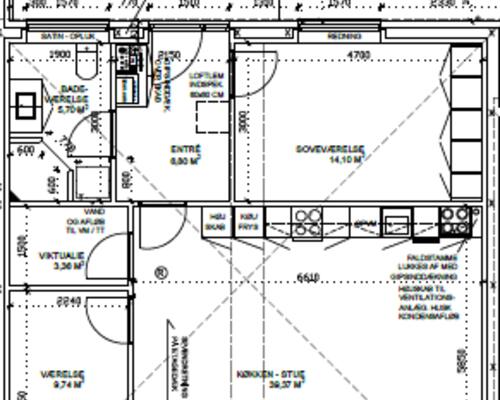 3 værelses lejlighed i Middelfart