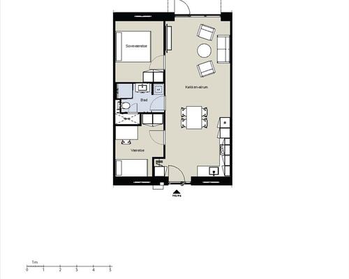 3 værelses lejlighed i Haslev