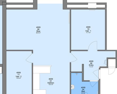3 værelses lejlighed i Frederikshavn