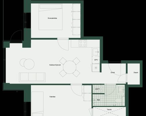 3 værelses lejlighed i Odense V