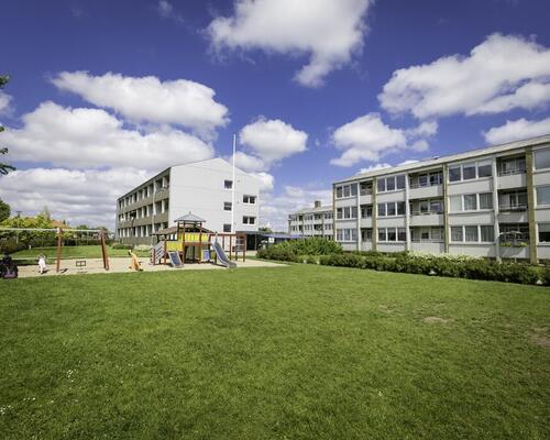 Damhusparken i Ringe - attraktiv og central beliggenhed i Ringe by.