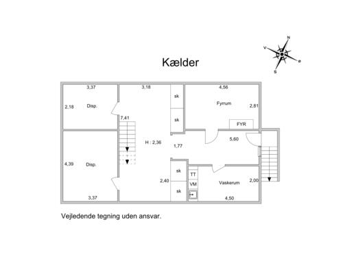 5 værelses hus i Hørsholm