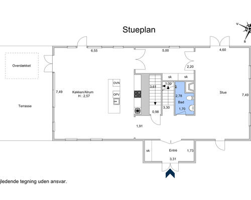 5 værelses hus i Hørsholm